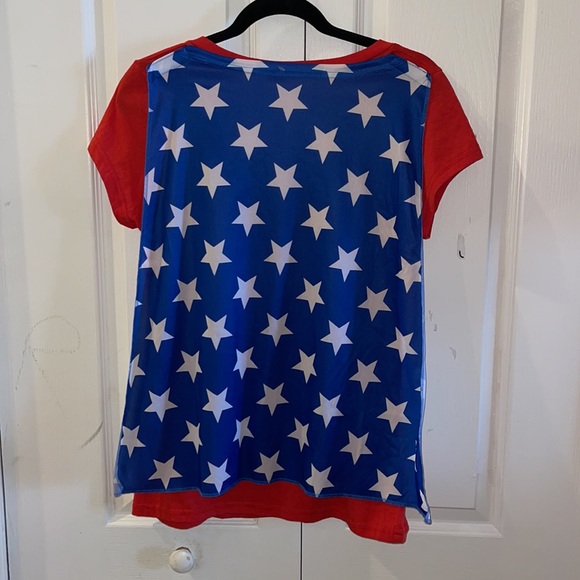 DC COMICS short Sleeve  wonder women Top New - Picture 3 of 6